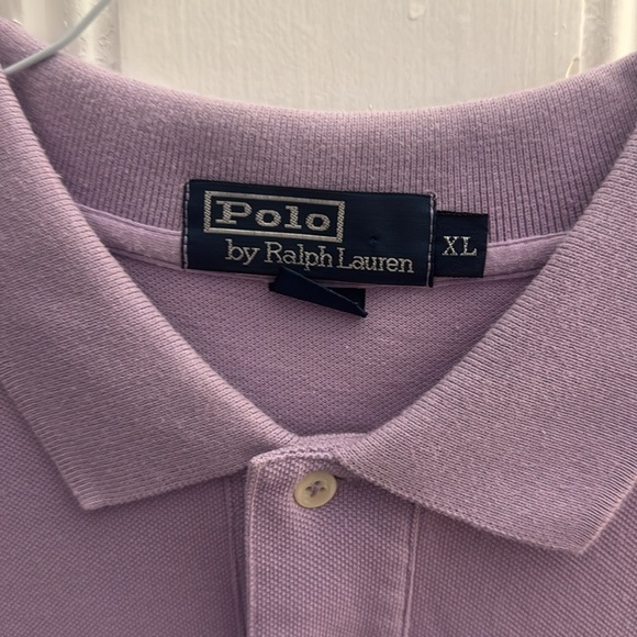 Men’s Ralph Lauren polo size XL purple with green label lightly worn. - Picture 2 of 3